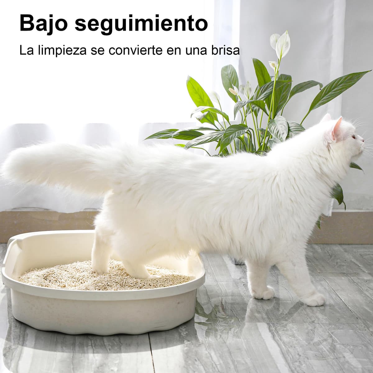 FUKUMARU Arena de Tofu para Gatos 10.8kg - Arena aglomerante para Gatos, Mezcla de pellets de maíz, Libre de Polvo y fácil de aglomerar, Control de olores, se Puede desechar en el Inodoro — view 6