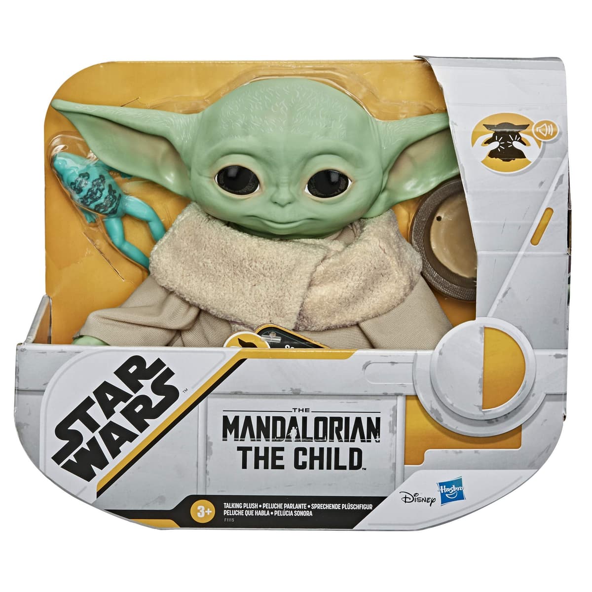 Star Wars Juguete de Peluche Que Habla de El Niño Sonidos del Personaje y Accesorios, Juguete de The Mandalorian para niños a Partir de 3 años — view 2