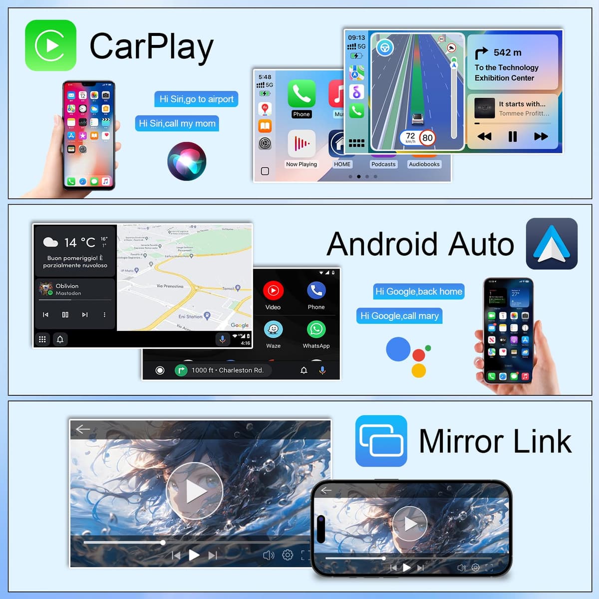 4G 64G Android 14 Car Multimedia Stereo Android Radio para Ford Focus Mk2 Mk3 Exi MT 2 3 2004-2011 Wireless Carplay Android Auto GPS Navigation WiFi Bluetooth SWC + Backup Camera — view 5