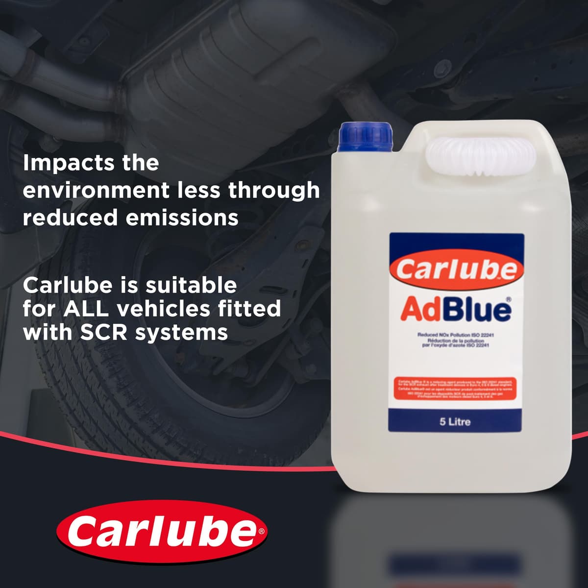 Carlube AdBlue 5L With Spout - Reduces Dangerous Nitrous Oxide Emissions — view 2