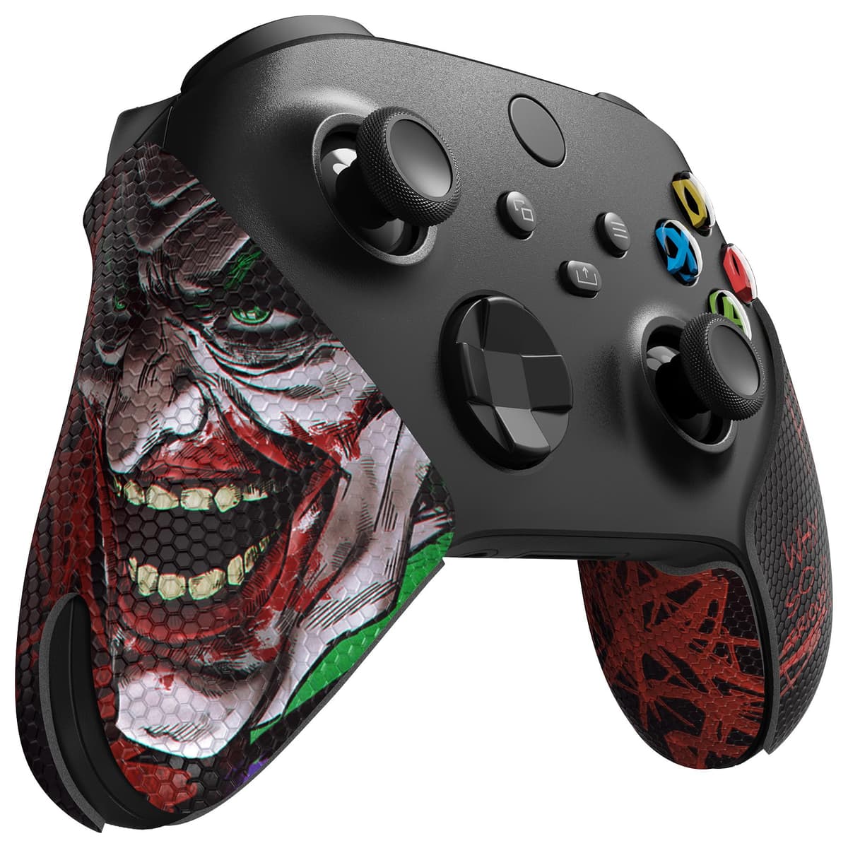 eXtremeRate PlayVital Soft Rubber Grip for Xbox Series X/S Controller - Anti-Slip Sweat-Absorbent Handle Pads, Non-Slip Textured Cover (Green Storm Thunder) — view 10