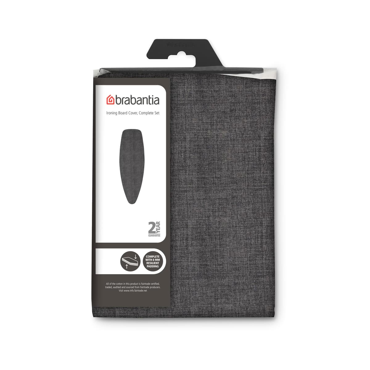 Brabantia Funda de Planchar D, 135 x 45 cm, Denim Negro, Set Completo — view 2