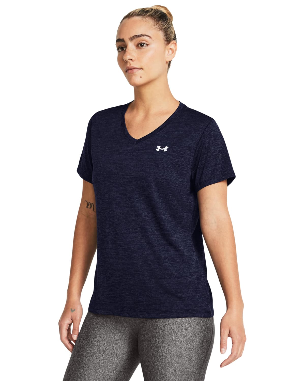 Under Armour Women's UA Tech™ Twist V-Neck Short Sleeve Tech SSV- Twist Mujer (Pack de 1) — view 2