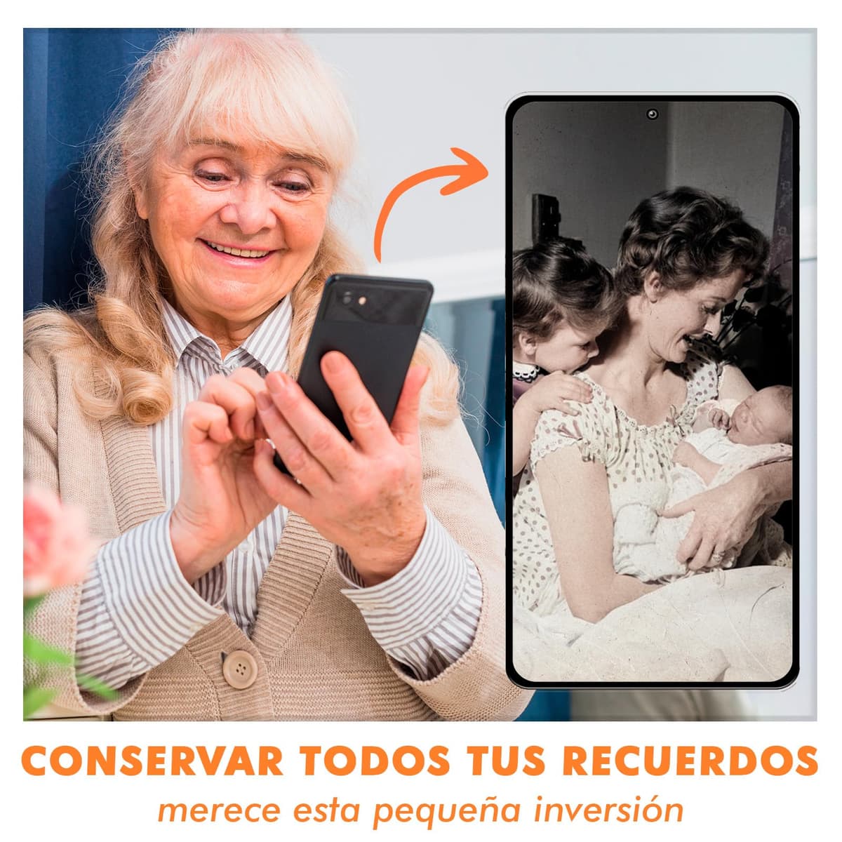 KLIM K2 Escaner Negativos 35mm - App Gratuita - Escáner de Positivos, Escaner de Diapositivas, Visor Diapositivas, Digitalizador Negativos - El Mejor escáner para Fotos Antiguas - Naranja y Gris — view 6