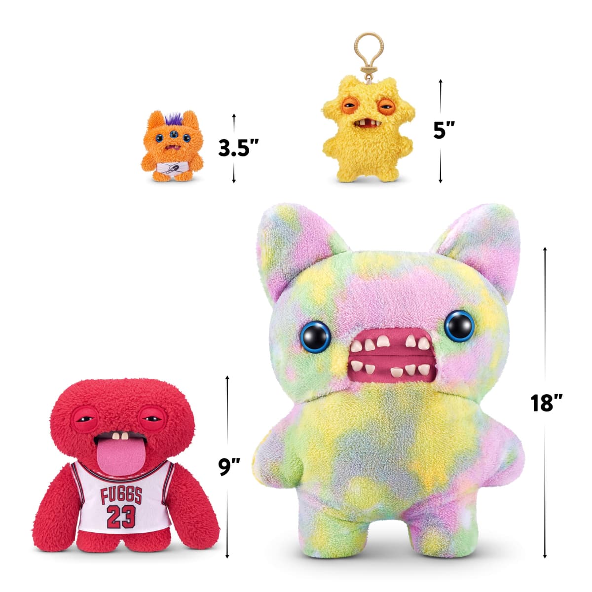 Fuggler Fugg Stars Peluche 9" (Chunky McDunky) de ZURU – Monstruo Feo y Divertido con Dientes Humanos. Peluche Coleccionable para niños, Adolescentes, Adultos y Fans de Peluches. — view 5