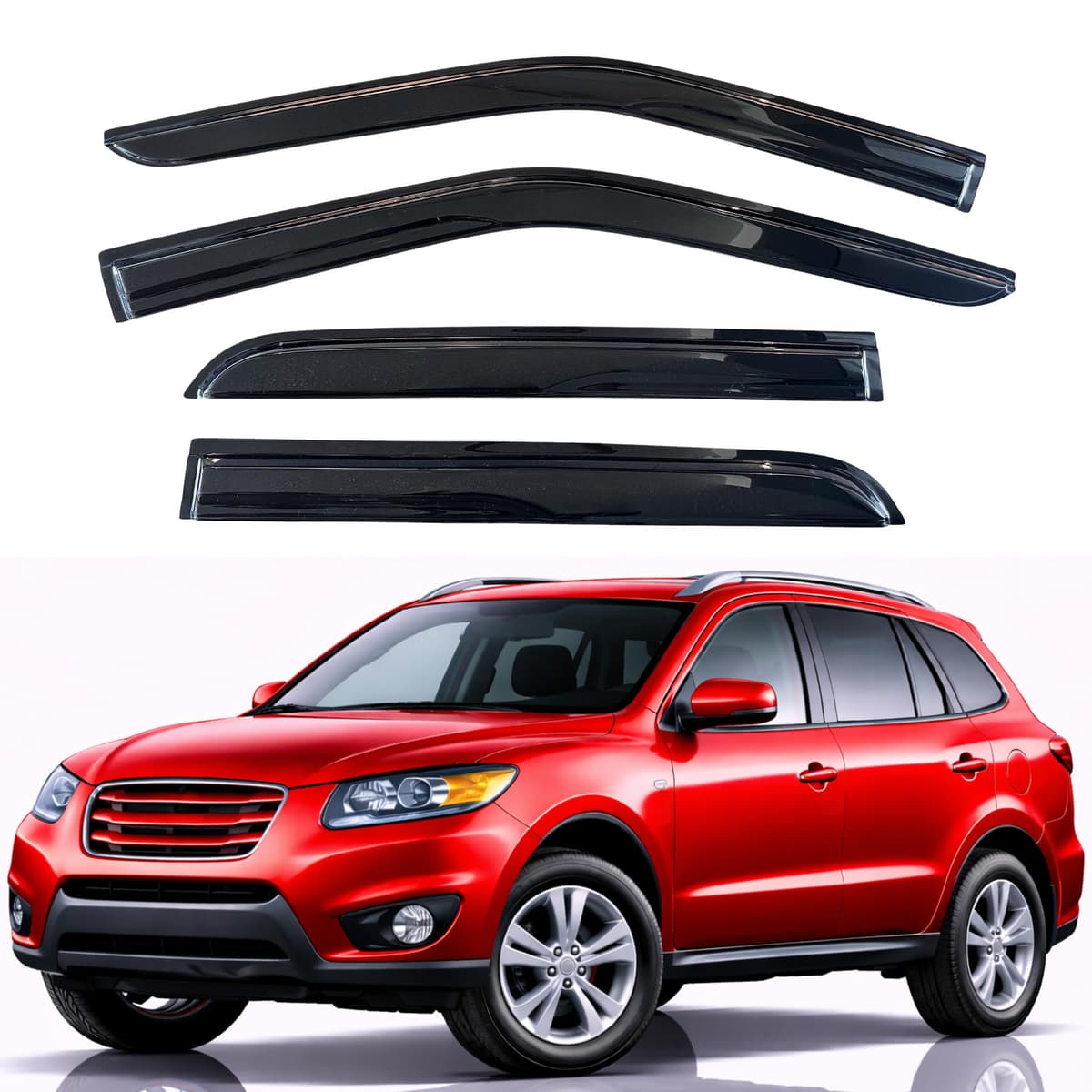 KPY Rain Guards Fit for 2006-2013 Lexus IS250 IS350, Out-Channel Window Visors Vent Wind Deflectors 4PC, Car Accessories for 06-13 Lexus is Series — view 41