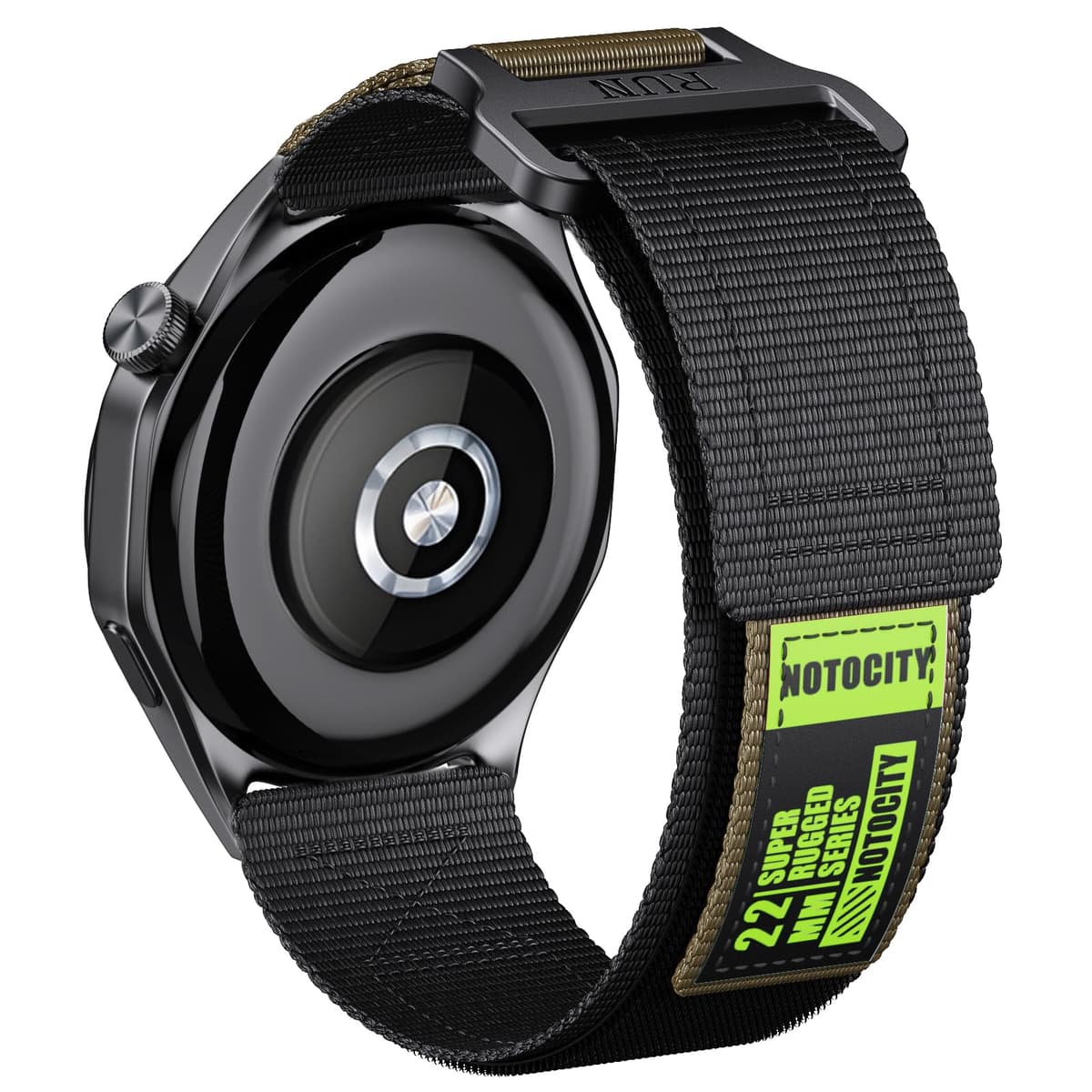 NotoCity Correa para Huawei Watch GT2/3/4/5/Pro 46mm/GT Runner, 22mm Nylon Banda para Samsung Galaxy Watch 3 45mm/Galaxy Watch 46mm/Gear S3 Classic