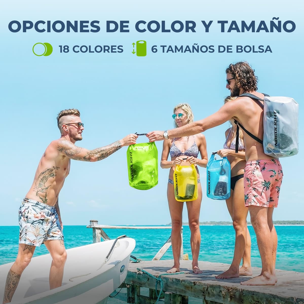 Nordlight Mochila Impermeable Roll Top 25L - Hybrid 25" | Bolsa Seca Con Compartimento Para Portátil De 15 Pulgadas, Bolsillos Exteriores E Interiores, Sistema De Transporte Acolchado — view 2
