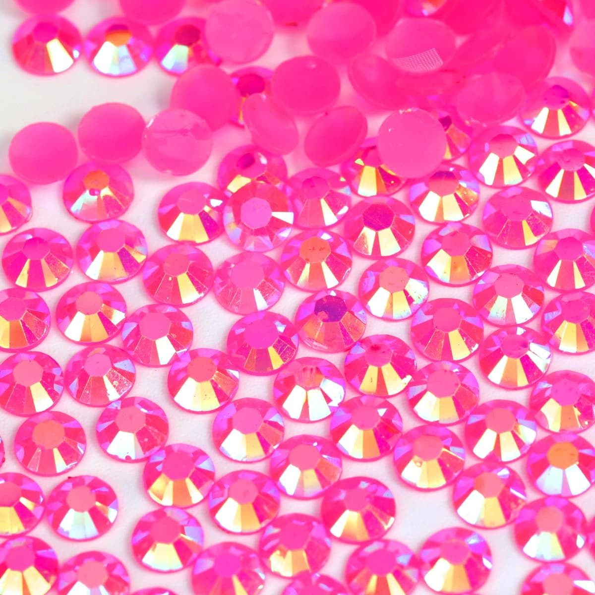 1000pcs 4mm Flat Back Non-Stick Rhinestone Crystal Diamantes Nail Art & Craft Scrapbooking Embellishments 90 Available Colours (4mm, AB Clear #A13) — view 10