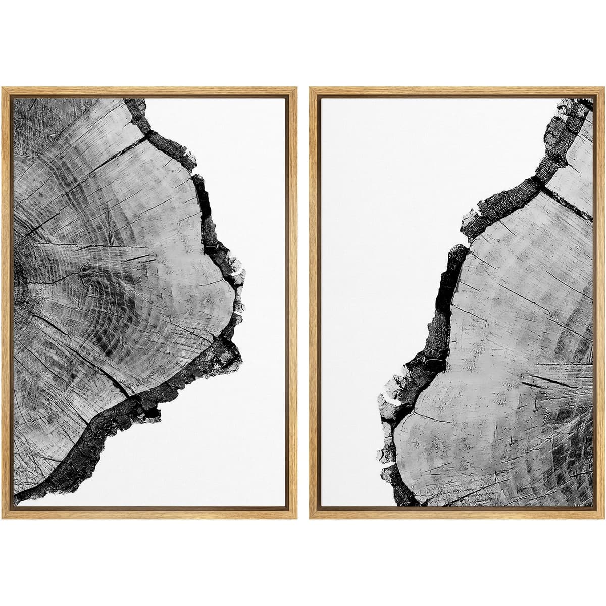 SIGNWIN Framed Canvas Print Wall Art Abstract Wave Pattern Modern Art Minimalist Neutral Decor for Living Room, Bedroom, Office - 16"x24"x2 Natural — view 48