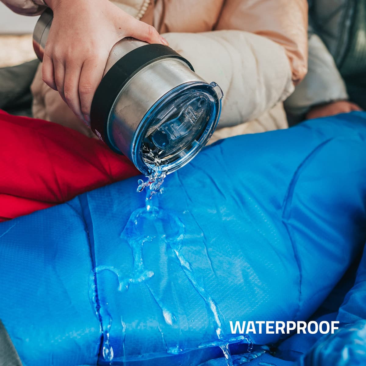 MalloMe – Saco de Dormir para Adulto, niño, Invierno, Verano, Primavera, otoño, plumón para 1 Persona, Impermeable, Bolsas de Dormir y Senderismo – Bolsa de Dormir Ultraligera, compacta para Dormir — view 7