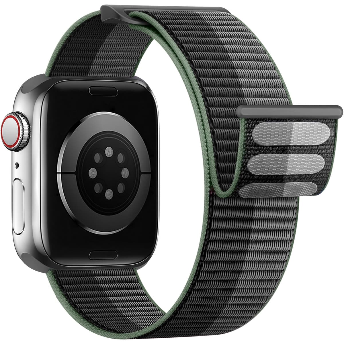 Yoohoo Nylon Straps Compatible with Apple Watch Straps 38mm 40mm 41mm 42mm(Series 10) Women Men,Upgraded Soft Nylon Strap Replacement Bands for iWatch Series 11 10 9 8 7 6 5 4 3 2 1 SE3 Ultra3/Black — view 20