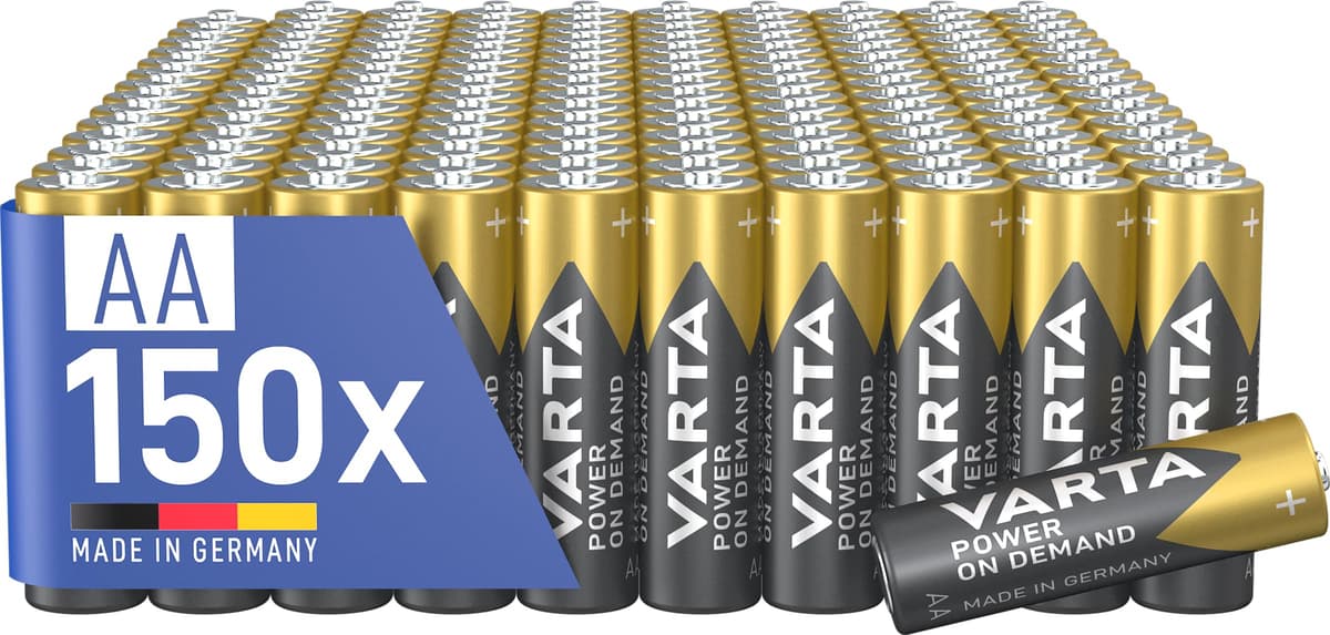 VARTA Power on Demand AA Mignon Batteries (40-pack, economy pack in environmentally-friendly packaging - smart, flexible and powerful - e.g. for computer accessories, Smart Home devices or torches) — view 23