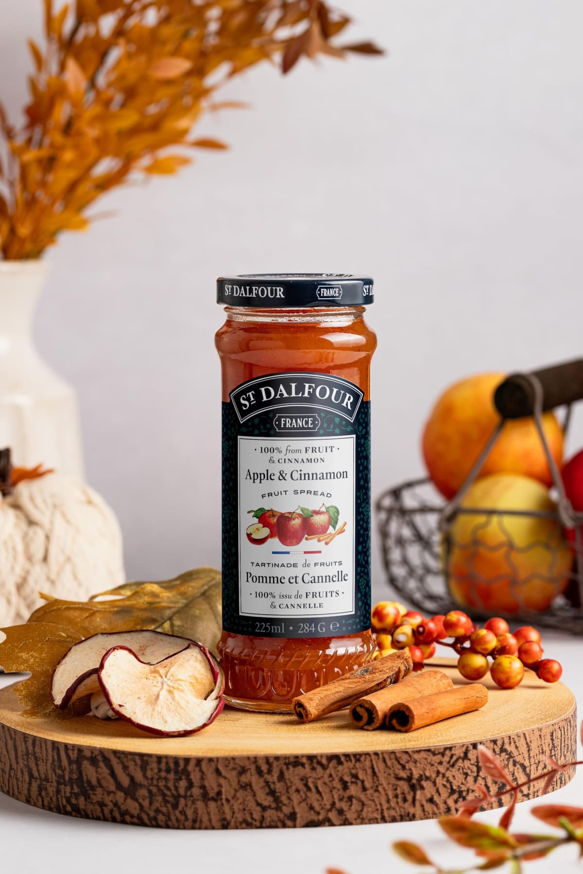 St Dalfour MANZANA & CANELA | Fruta triturada | Mermelada natural 284gr | 100% fruta sin azúcares añadidos — view 3
