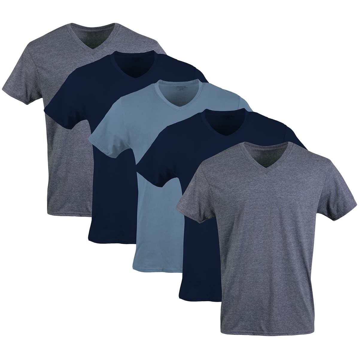Gildan Men's V-Neck T-Shirts, Multipack, Style G1103 — view 10