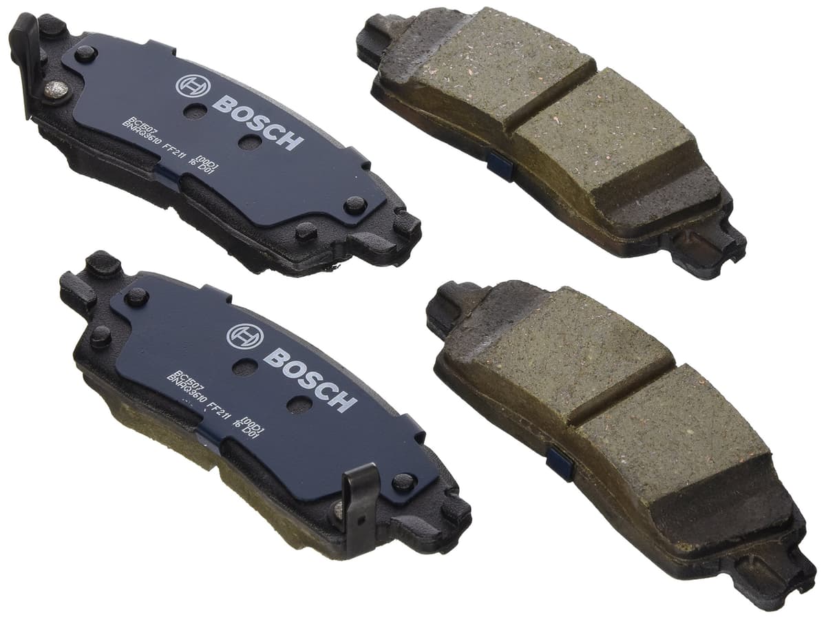 Bosch BC914 QuietCast Premium Ceramic Disc Brake Pad Set For: Acura ILX; Honda Accord, Civic, CR-V, Element, Fit, Front — view 262