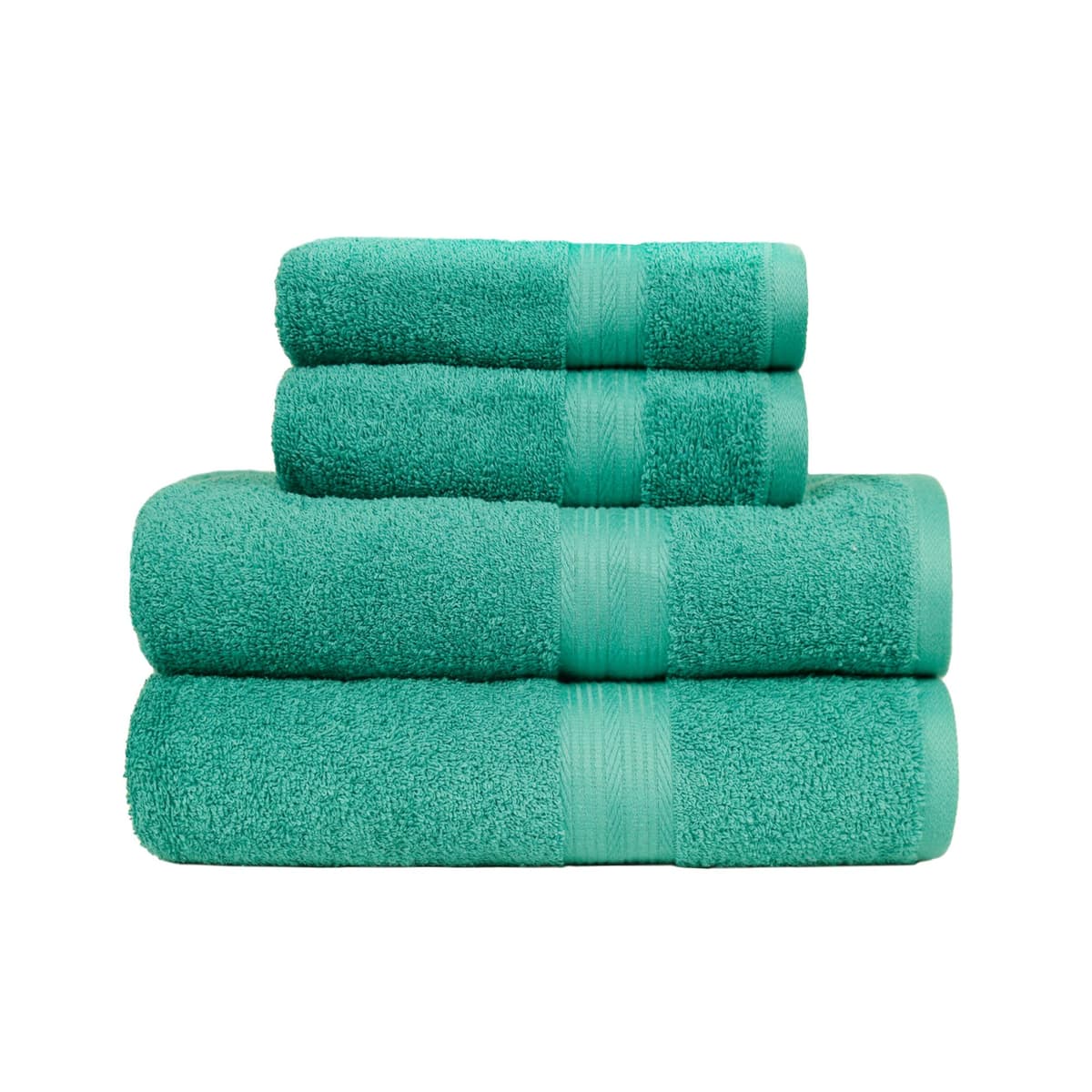 Amazon Basics Juego Toallas Baño Completo 100% Algodón 2 Toallas Baño + 2 Mano, Negro, Pack 4 Unidades — view 12