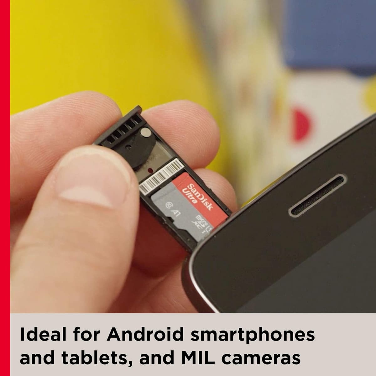 SanDisk 32GB Ultra microSDHC card + SD adapter up to 120 MB/s with A1 App Performance UHS-I Class 10 U1 — view 3