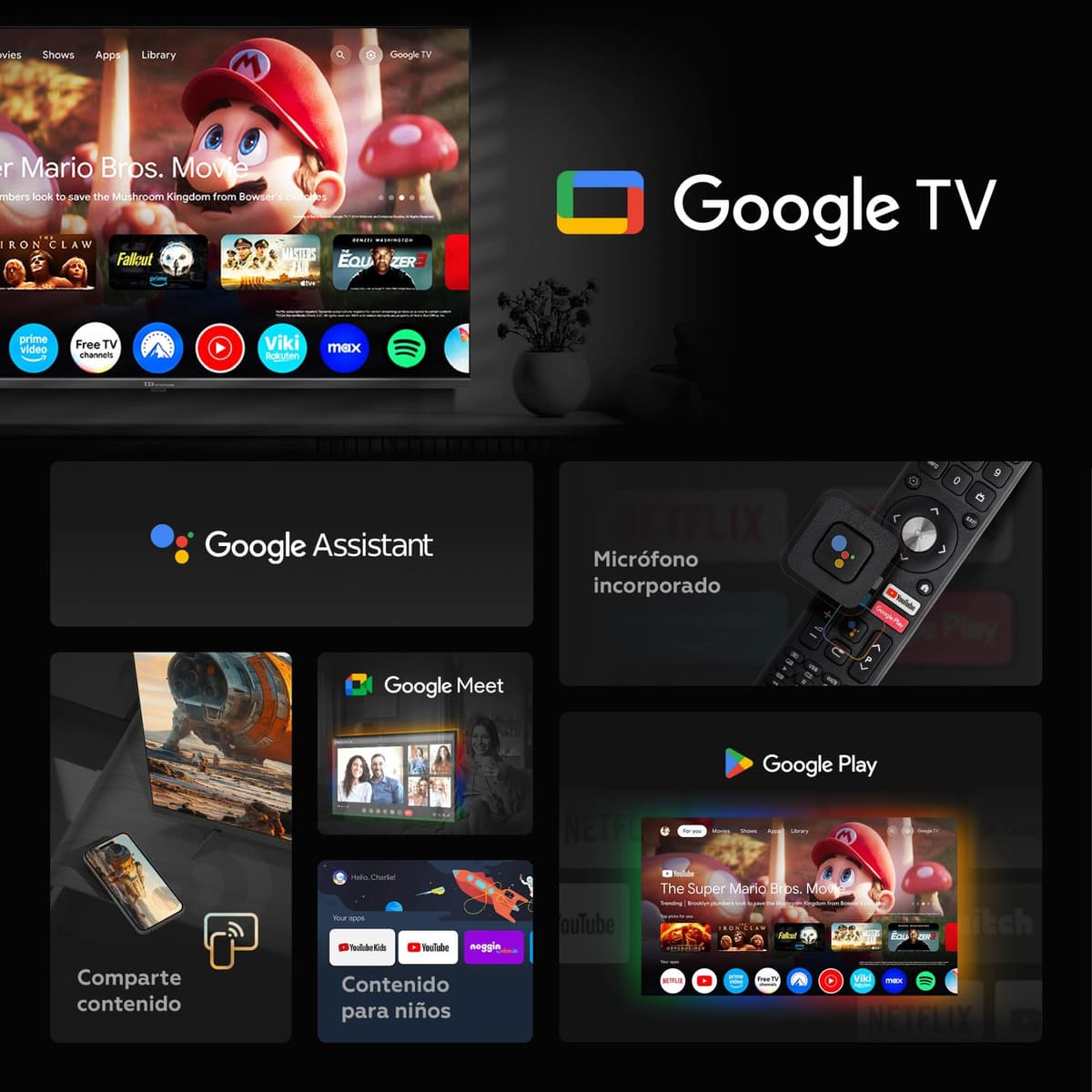 TD Systems - Smart TV 40 Inch Full HD, TDT HD TV, Android 14 GTV, 2025 Model, TV with 3 years warranty - PRIME40K21GLE — view 4