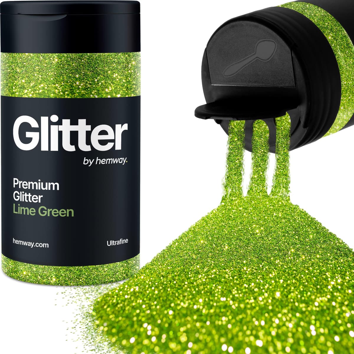 Light Rose Gold Glitter Shaker, 130g Ultrafine Glitter, Crafts 1/128" Metallic Flake Light Rose Gold Sequins, Resin & Epoxy Crafts, Decorating, Halloween, Christmas Nail, Face, Hemway — view 254