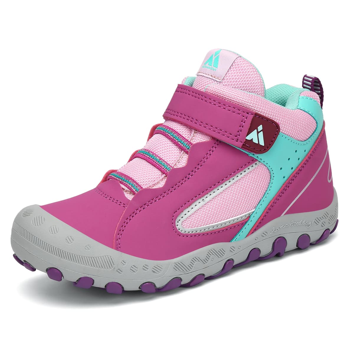 Mishansha Unisex Niños Zapatos de Senderismo para Antideslizante y Ligero Botas para niña Botas de Montaña — view 17