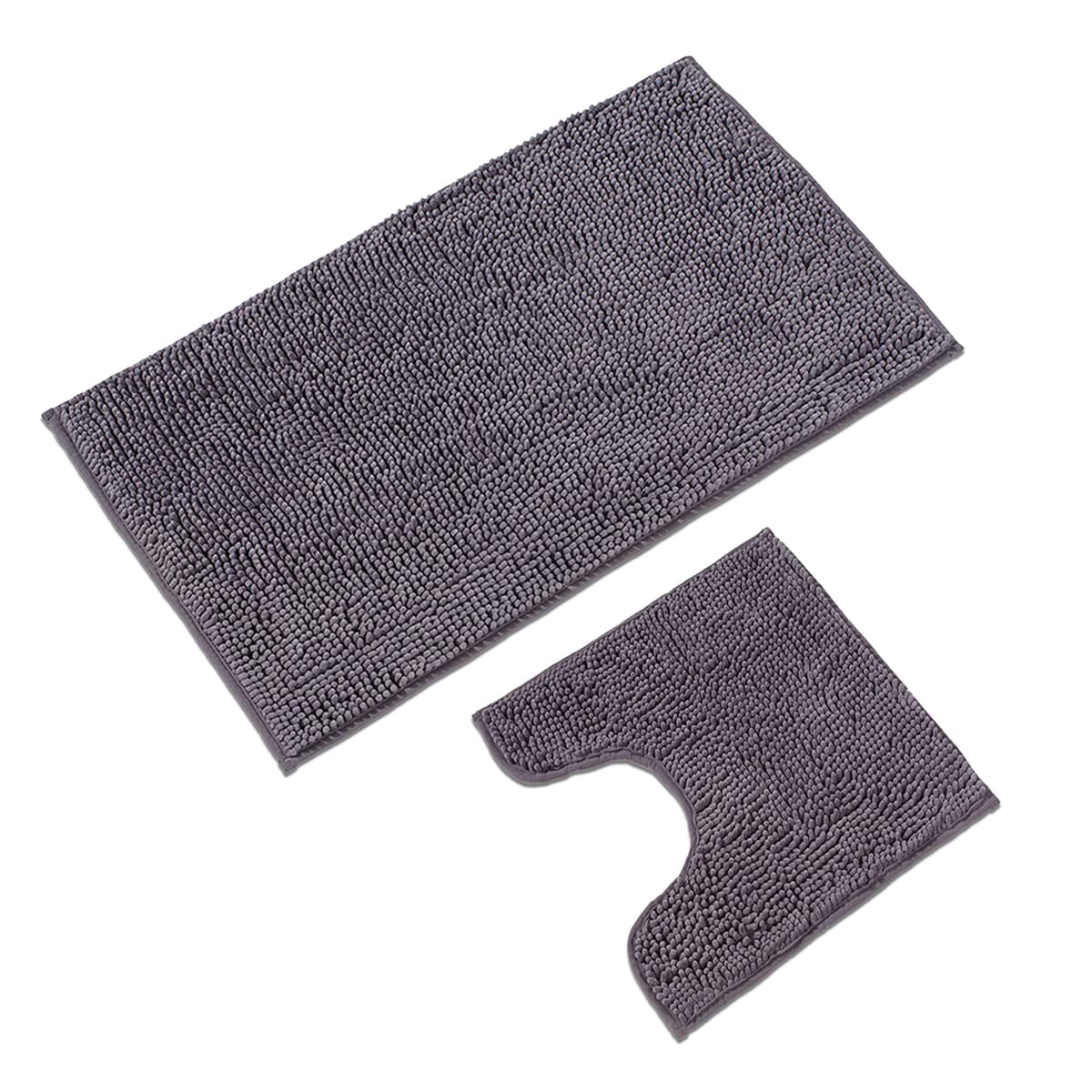 WohnDirect Alfombra Baño Gris 45x45cm • Alfombrilla baño Antideslizante y Lavable • Cómoda Y Súper Absorbente — view 74