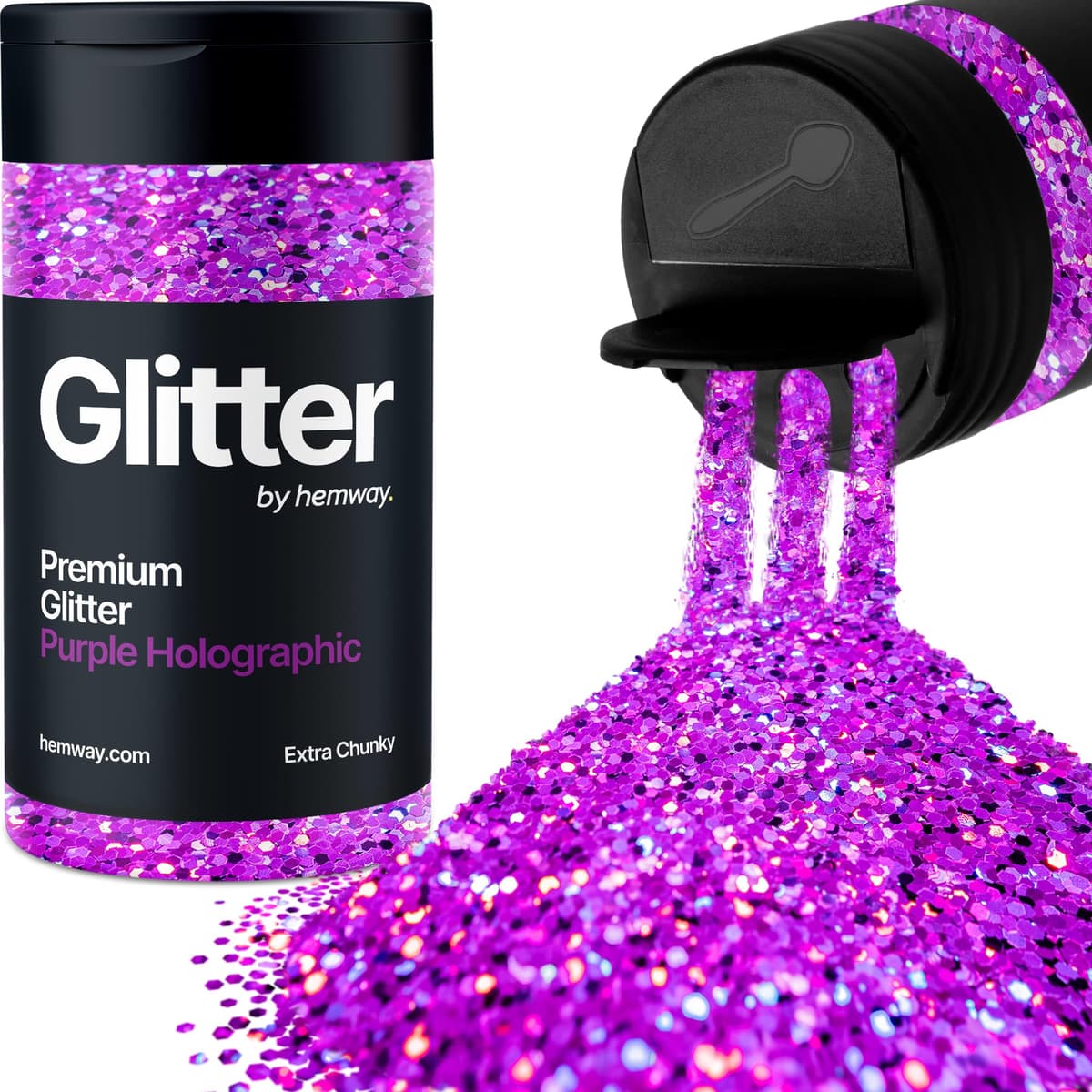 Light Rose Gold Glitter Shaker, 130g Ultrafine Glitter, Crafts 1/128" Metallic Flake Light Rose Gold Sequins, Resin & Epoxy Crafts, Decorating, Halloween, Christmas Nail, Face, Hemway — view 258