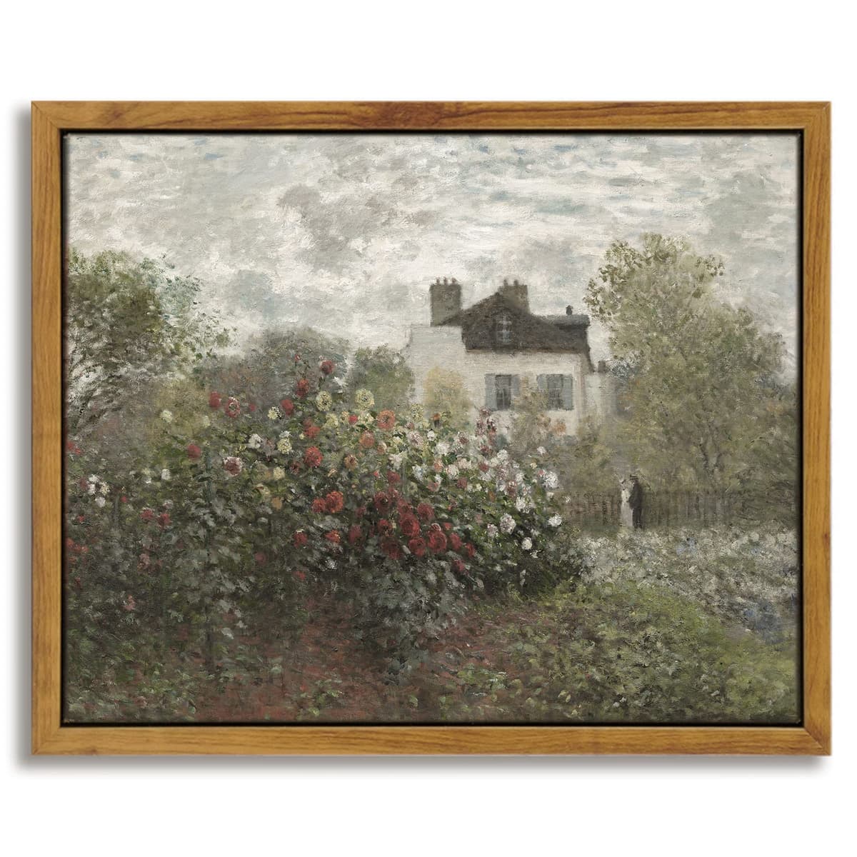 InSimSea Framed Canvas Wall Art, Meadow with Flowers Painting, Landscape for Living Room, Bedroom, Home, Bathroom Decor, 8x10 — view 214