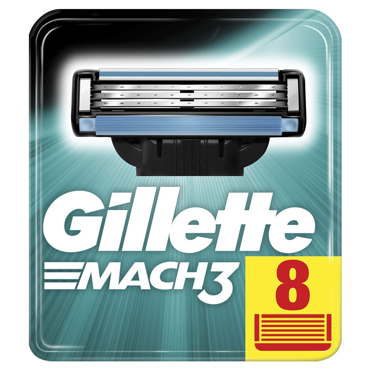 UEFA Champions League Special Edition Gillette Mach3 Men’s Razor Blade Refills, 12 Count, Engineered with Precision Cut Steel for Up to 15 Shaves Per Blade — view 8