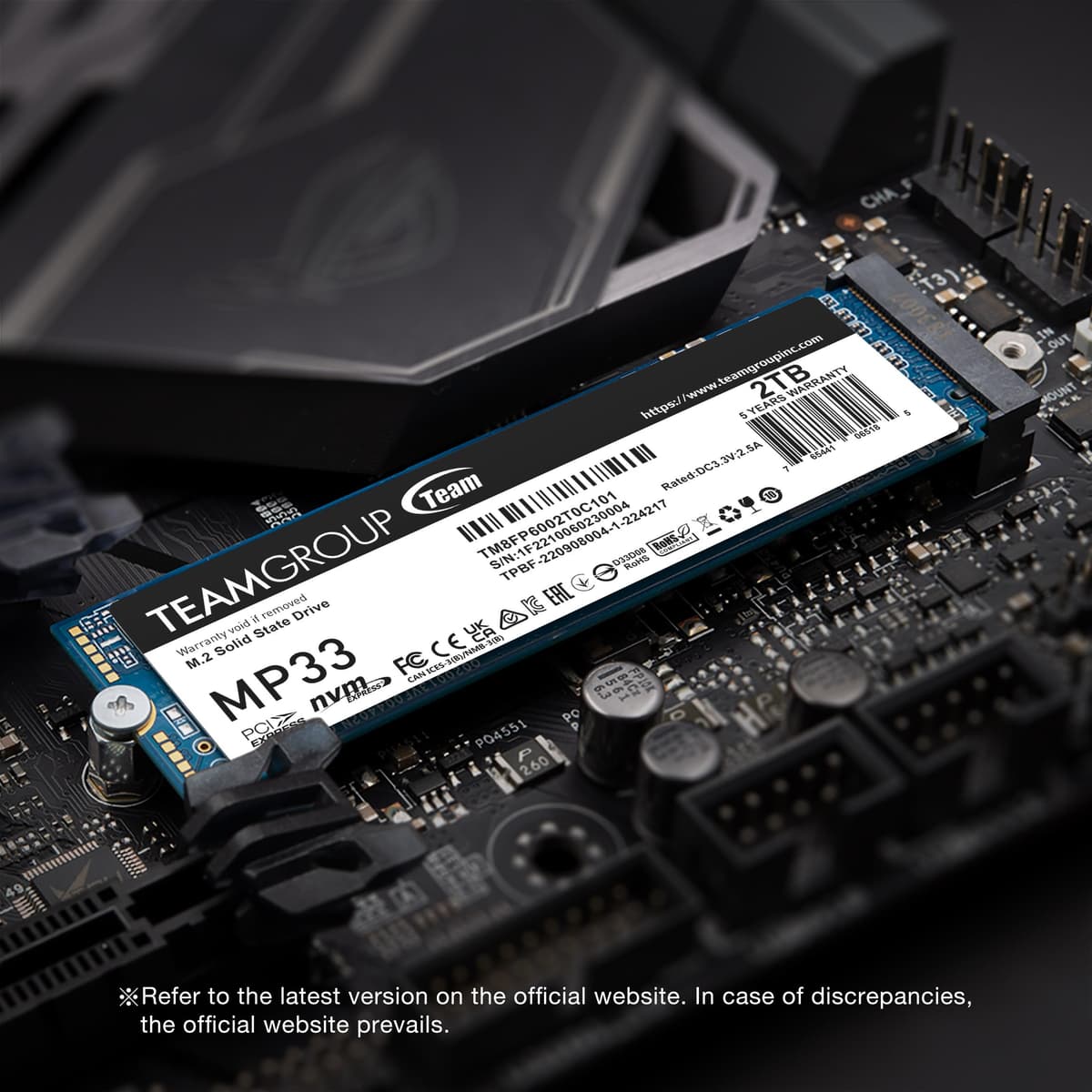 TEAMGROUP MP33 M.2 512GB PCI Express 3.0 3D NAND NVMe — view 3