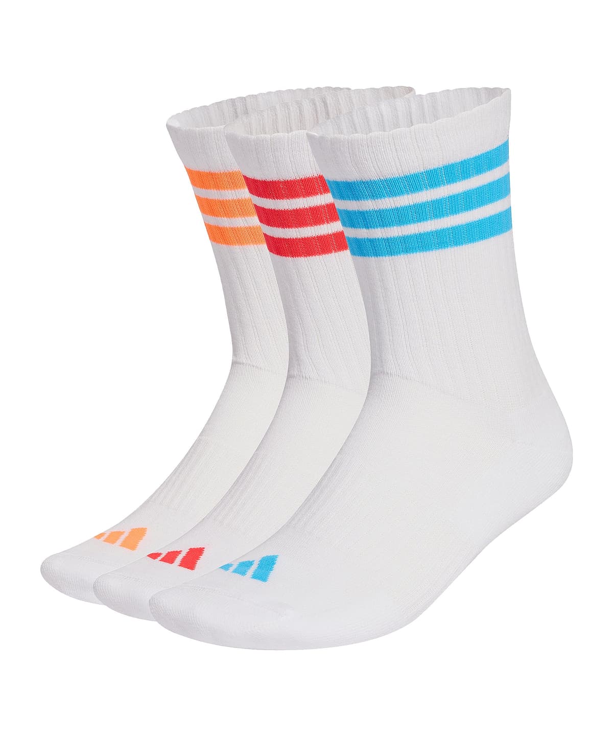 adidas 3-Stripes Cushioned Crew Socks 3 Pair Pack — view 15