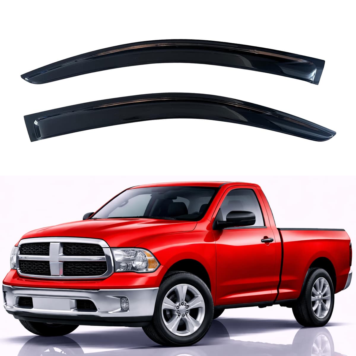 KPY Rain Guards Fit for 2006-2013 Lexus IS250 IS350, Out-Channel Window Visors Vent Wind Deflectors 4PC, Car Accessories for 06-13 Lexus is Series — view 337