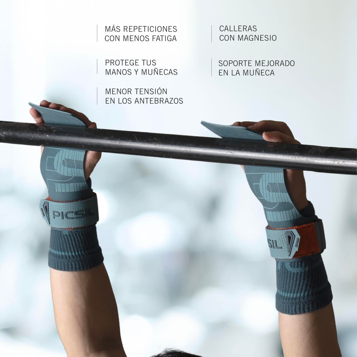 PICSIL - Calleras Condor | Uso con Magnesio | Gran Protección Comodidad y Agarre | para Cross Training Calistenia y Gimnasio | para Todos los Atletas y Niveles — view 3