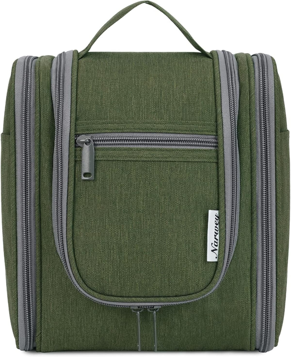 Narwey Neceser Mujer Bolsa de Aseo Colgante, Organizador de Maquillaje Neceser Viaje para Hombre y Mujer Accesorios de Viaje (Negro(Grande)) — view 11