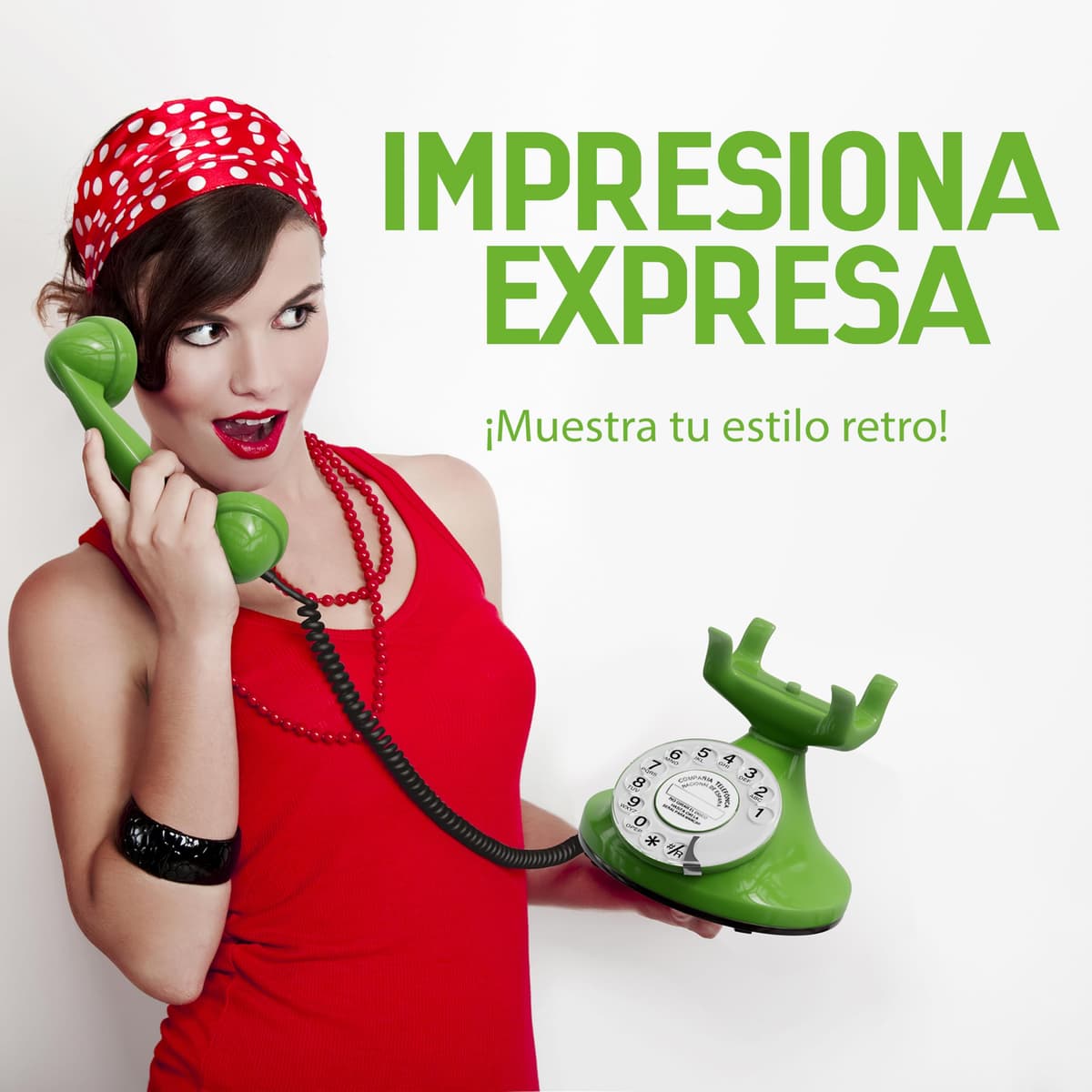 Opis FunkyFon Cable: El Teléfono Fijo Retro Vintage, un Teléfono Antiguo y Clásico para tu Casa Verde — view 2
