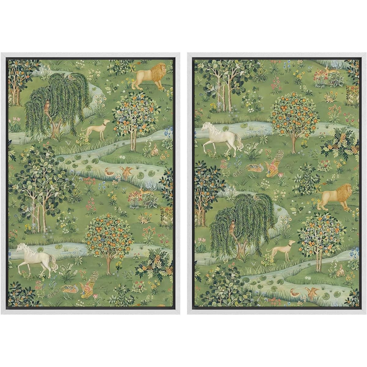 MUDECOR Framed Canvas Print Wall Art Set Watercolor Pastel Duotone Tan Landscape Abstract Shapes Illustrations Modern Art Decorative Contemporary for Living Room, Bedroom, Office - 24"x36"x2 Natural — view 76