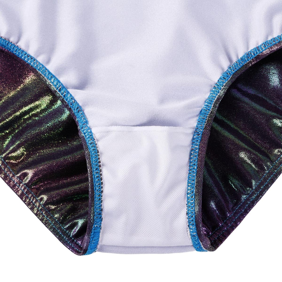 Niña Maillots de Gimnasia Mangas Largas con Lentejuelas en Tul — view 38