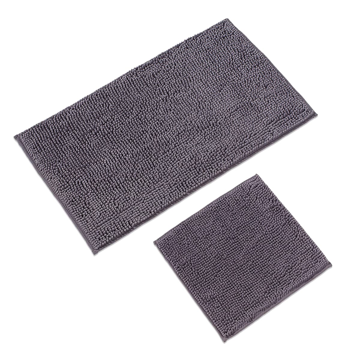 WohnDirect Alfombra Baño Gris 45x45cm • Alfombrilla baño Antideslizante y Lavable • Cómoda Y Súper Absorbente — view 36
