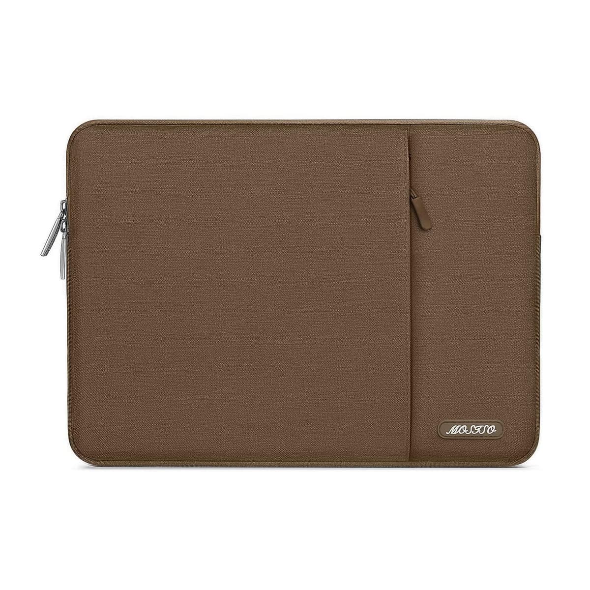 MOSISO Laptop Case 13.3 inch, 13-13.3 inch Laptop Sleeve Compatible with MacBook Air/Pro 13/Pro 14 M5 M4 M3 M2 M1, HP Dell ASUS Lenovo,Polyester Vertical Computer Sleeve Bag with Pocket, Gray — view 60