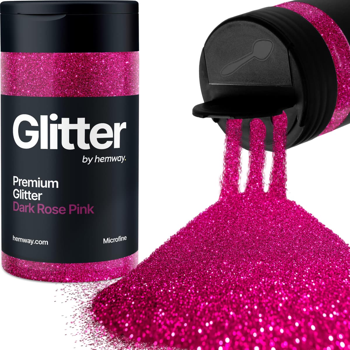 Light Rose Gold Glitter Shaker, 130g Ultrafine Glitter, Crafts 1/128" Metallic Flake Light Rose Gold Sequins, Resin & Epoxy Crafts, Decorating, Halloween, Christmas Nail, Face, Hemway — view 11