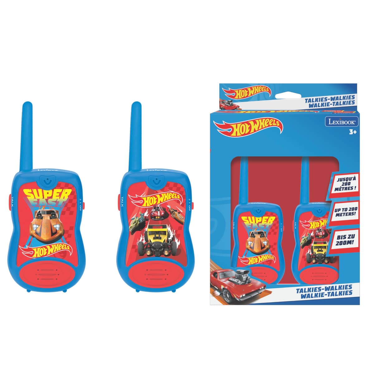 Lexibook, Super Mario, Walkie-talkies 200m, Juego de comunicación para niños, 2 Canales de comunicación, Clip para cinturón, a Pilas, Azul/Rojo, TW12NI — view 26