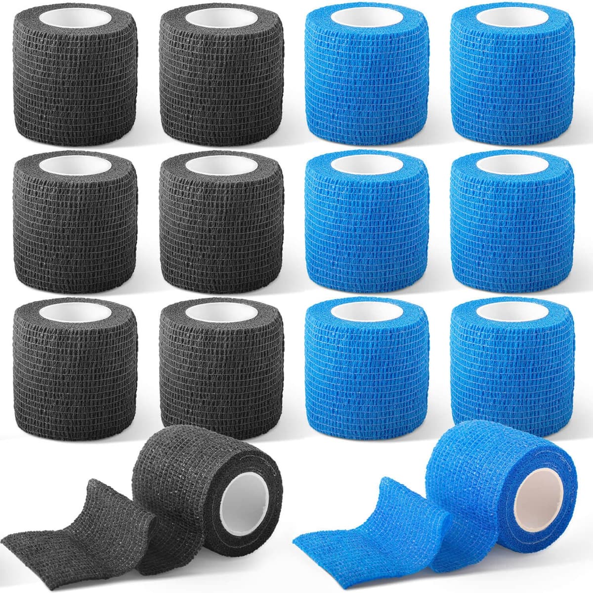 14 Banda Venda Cinta Bendaje Adhesiva Deportiva Tape Crossfit Dedos (Azul) — view 8