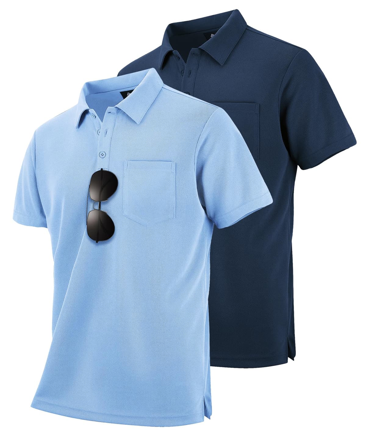 SwissWell Lote de 2 Polo Hombre Manga Corta Transpirable Golf Polos Camisa para Hombre — view 10