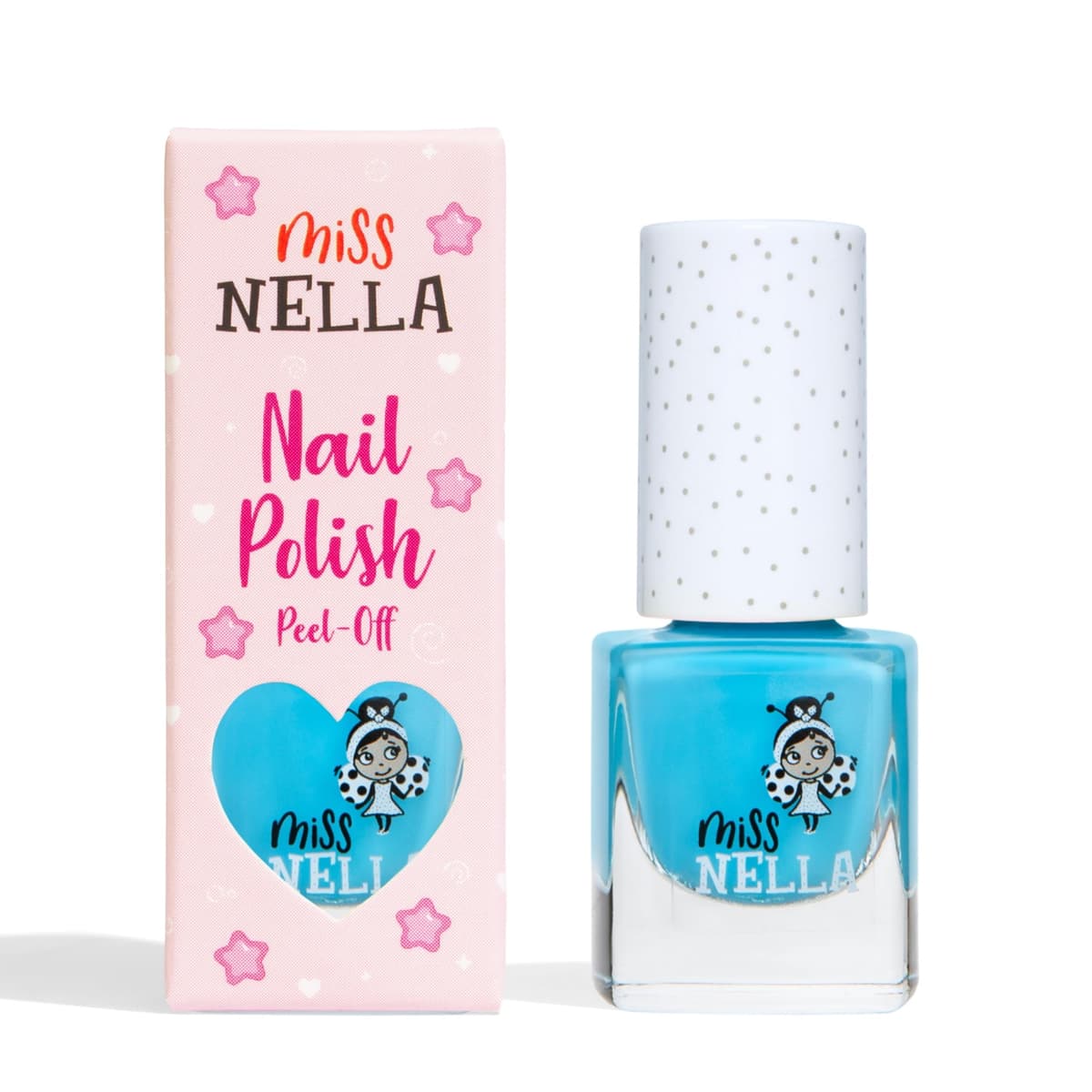 Miss Nella BLUEBERRY SMOOTHIE- Esmalte de uñas especial morada con brillantina para niños, con fórmula despegable, a base de agua y sin olor — view 25