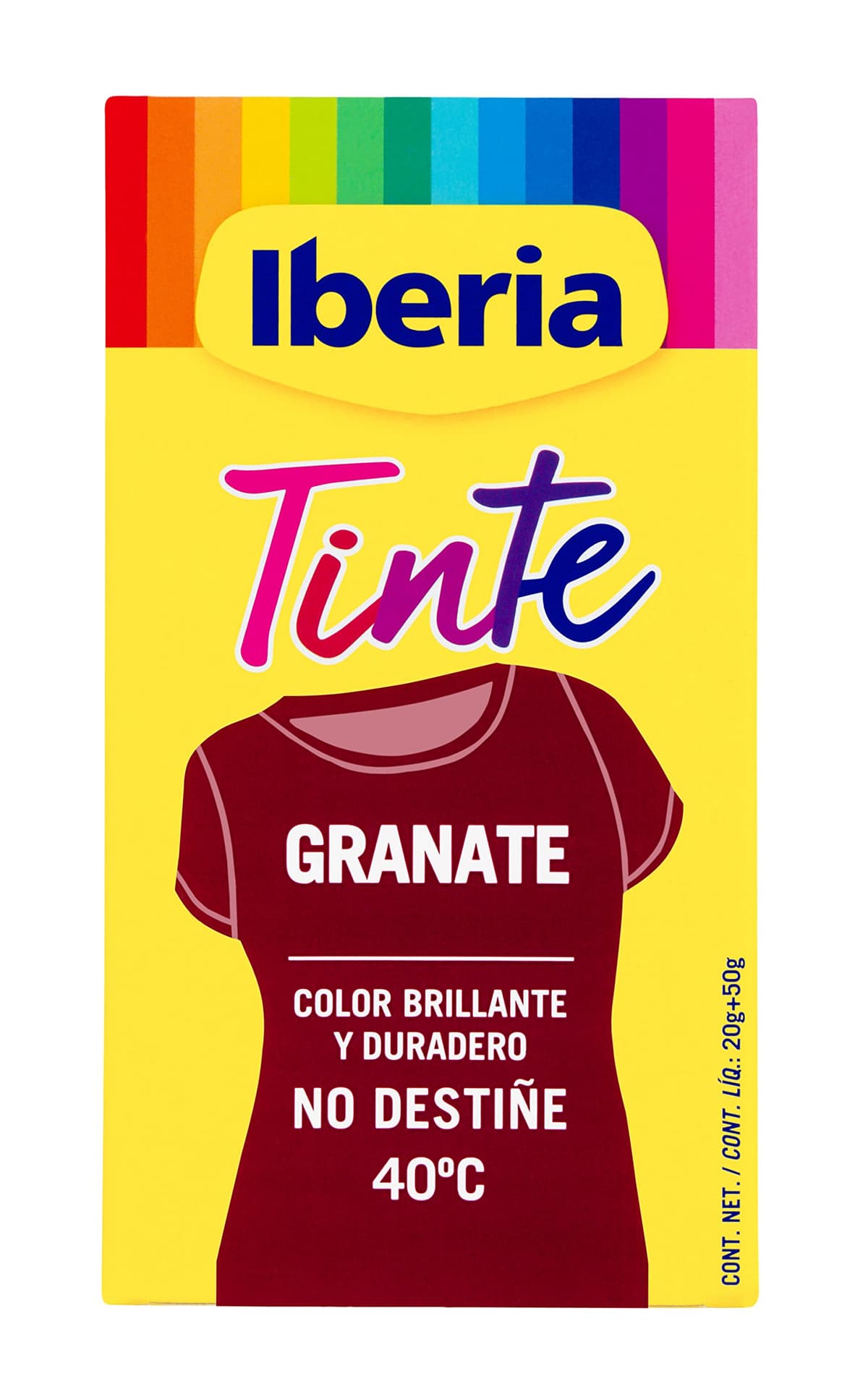 Iberia - Tinte Gris para ropa, 40°C, 70 gr (214113) — view 13