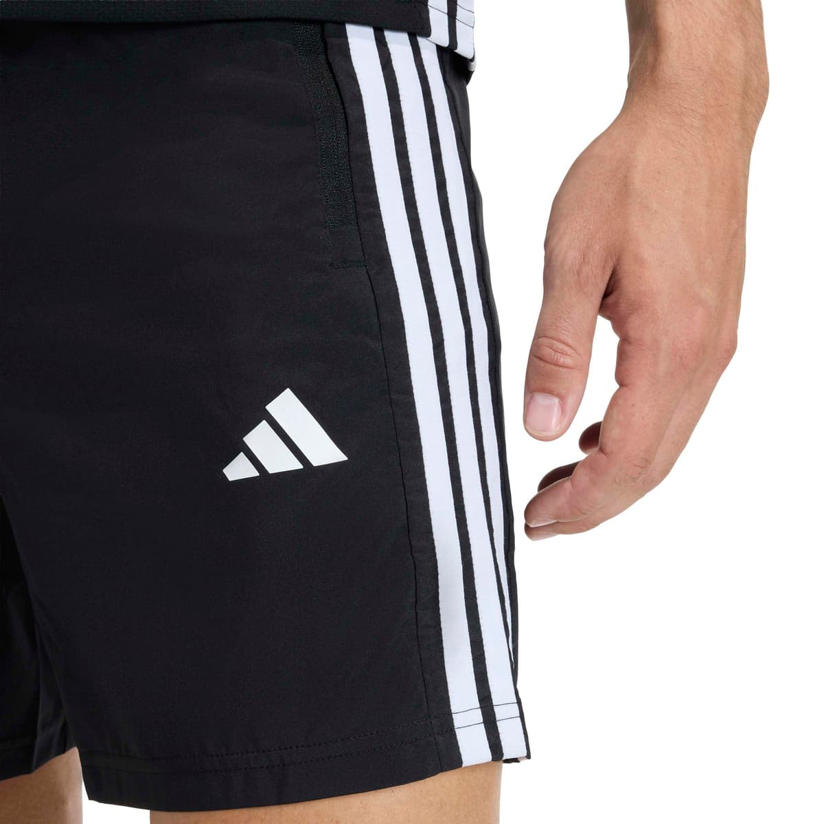 adidas Men's PANTALÓN Corto TÉCNICO DE Entrenamiento Essentials Base 3 Stripes — view 5