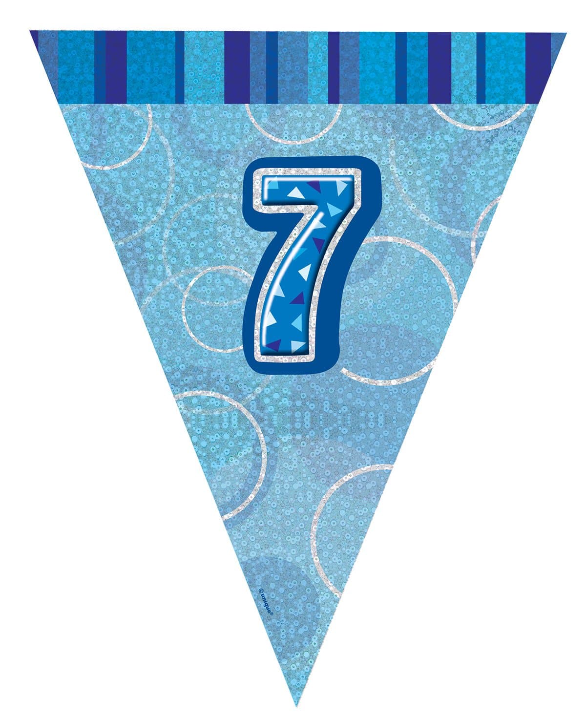 Unique Party 92068 - 9ft Foil Glitz Pink Happy 80th Birthday Banner — view 159