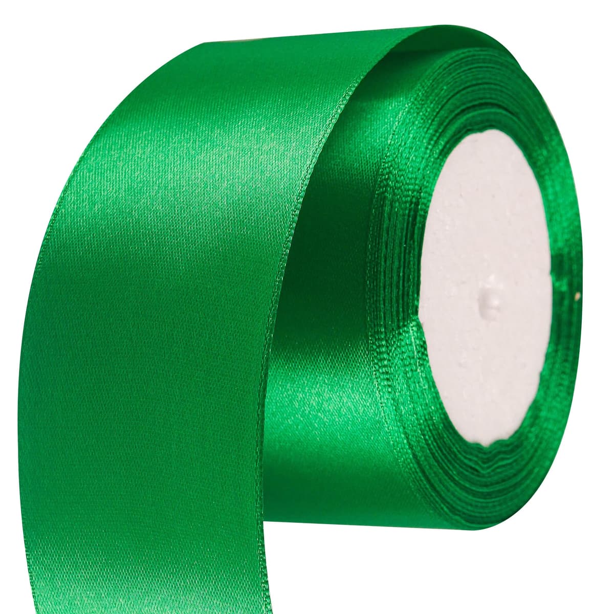 40mm Wide White Ribbon Thick Wedding Car Ribbon 22m, 1.5 inch Thick White Satin Ribbon for Gift Wrapping Wedding Car Christmas Birthday Cake Hair Bow Florist Bouquet Crafts Decorations — view 126
