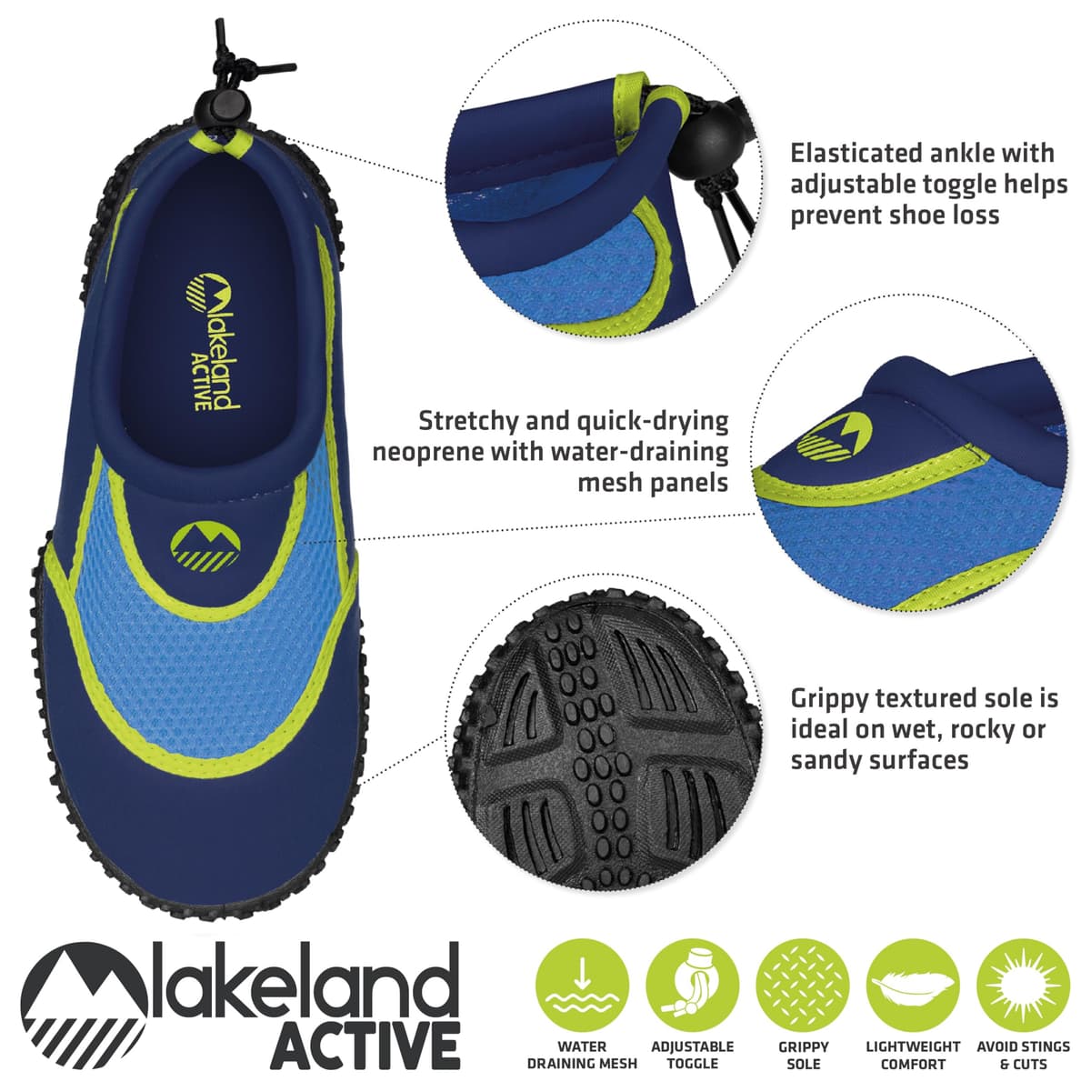 Lakeland Active Boy's Eden Aquasport Water Shoes — view 4