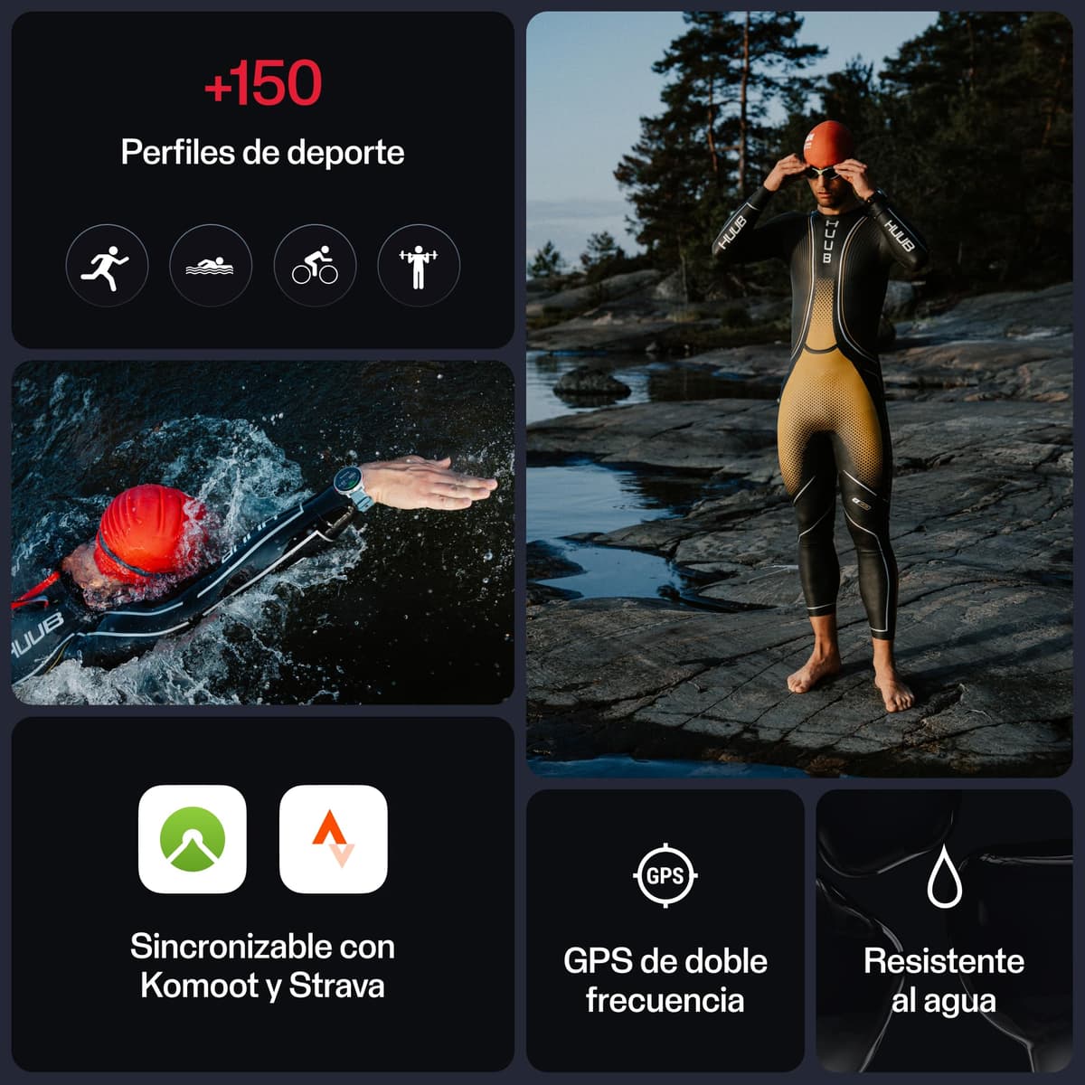 Polar Vantage V3 - Reloj deportivo con GPS, Monitor de frecuencia cardíaca avanzado, Duración de la batería ampliada, Smartwatch para hombre y mujer, Mapas offline, Reloj de running, Reloj de triatlón — view 5
